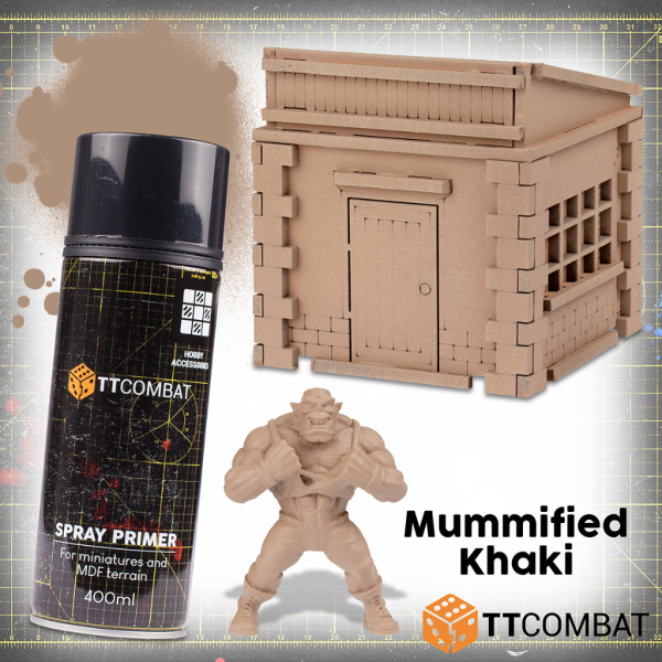 Mummified Khaki Spray Paint 1