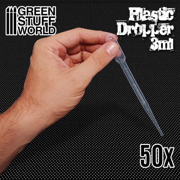 50x Long Droppers with Suction Bulb (3ml) 2