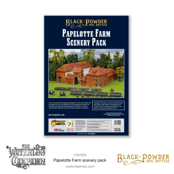 Black Powder Epic Battles: Waterloo - Papelotte Farm Scenery Pack 5
