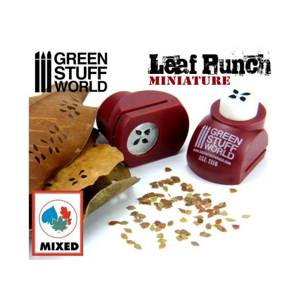 Miniature Leaf Punch RED 1