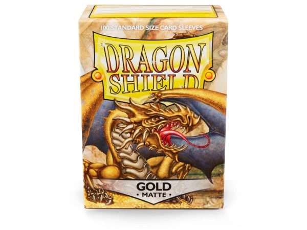 Dragon Shield Sleeves Matte Gold (100) 3