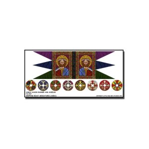 Anglo Saxon Banner & Shield Transfers 1