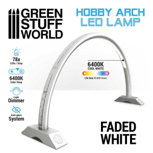 Hobby Arch LED Lamp - Faded White 1