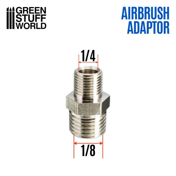 Airbrush Thread Adapter 1/4'' to 1/8'' 1