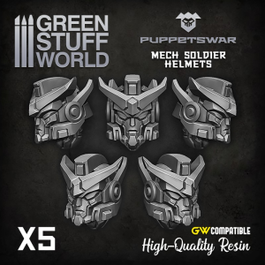 Mech Soldier helmets 1