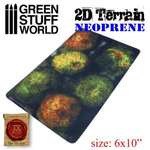 2D Neoprene Terrain - Forest with 6 trees 1