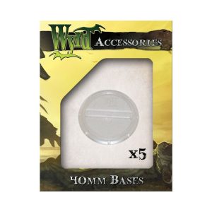 Clear 40mm Translucent Bases - 5 Pack 1