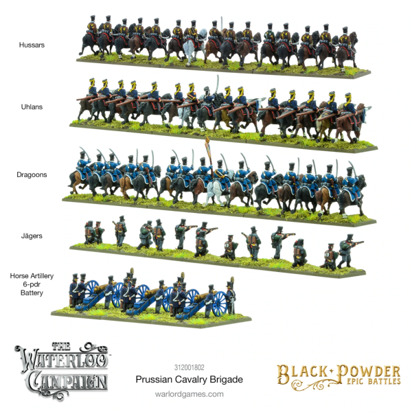 Black Powder Epic Battles: Waterloo - Prussian Cavalry Brigade 3