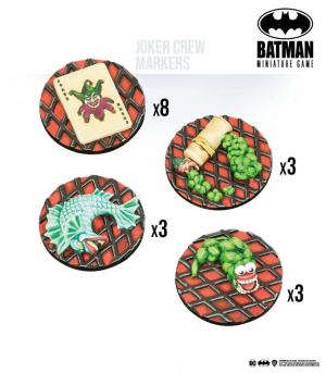 Batman Miniature Game: Joker Crew Markers 1