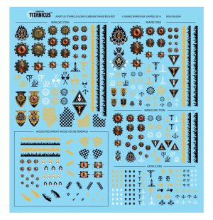 Adeptus Titanicus: Legio Fureans Transfer Sheet 1