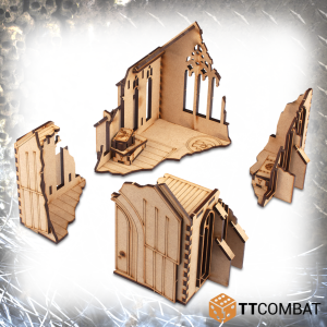 Gothic Chapel Corner Ruins 1