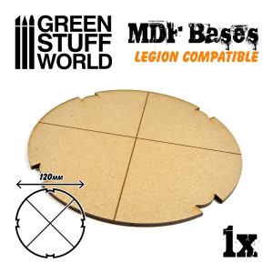 MDF Bases - Round 120 mm 1