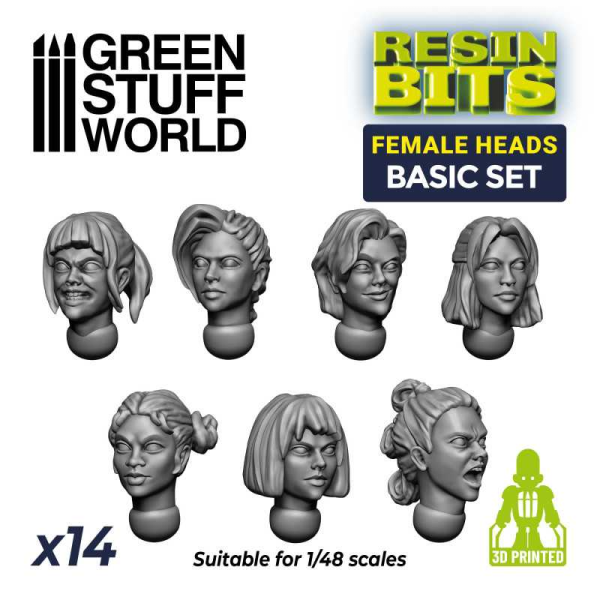 Female Heads Basic Set 1