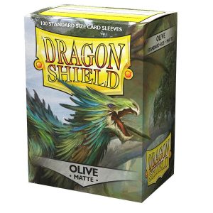 Dragon Shield Sleeves Matte Olive (100) 1