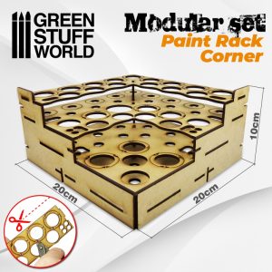 Modular Paint Rack - STRAIGHT CORNER 1