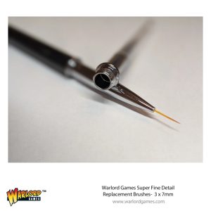 Warlord 3 pack 7mm Replacement Brush 1