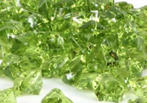 Olive Green Acrylic Gems (20) 1