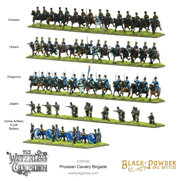 Black Powder Epic Battles: Waterloo - Prussian Cavalry Brigade 2