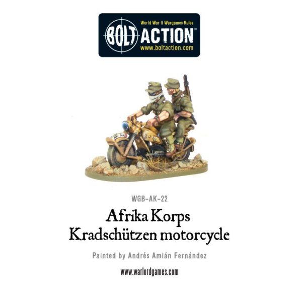 Afrika Korps Kradschutzen Motorcycle 1
